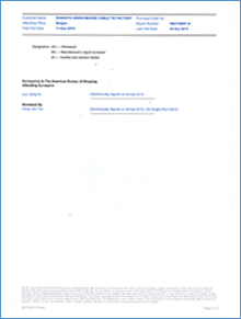 ABS美國船級社檢驗證書3