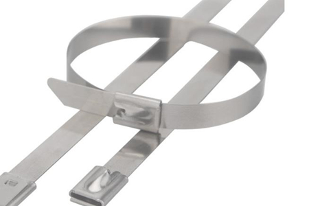自鎖式不銹鋼扎帶采用卡扣設計,扎力更強! 圖2